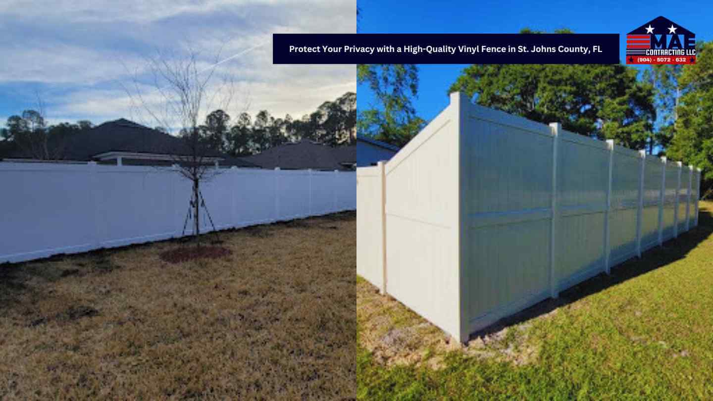Protect Your Privacy with a High-Quality Vinyl Fence in St. Johns County, FL