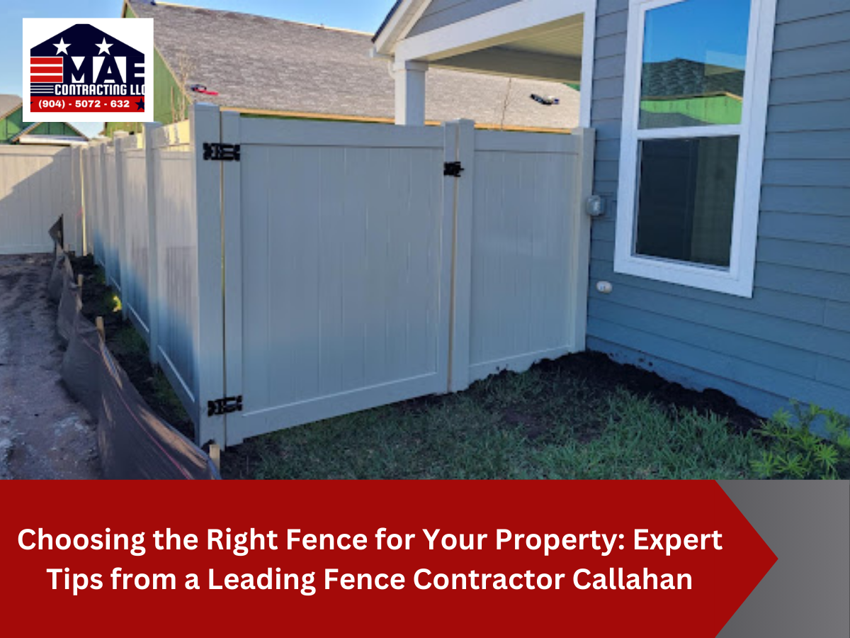 Expert Tips from a Fence Builder in Callahan: Choosing the Perfect Fence for Your Property