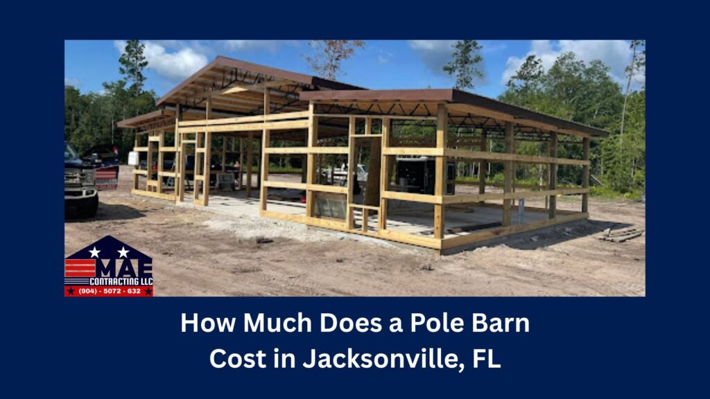 How Much Does a Pole Barn Cost in Jacksonville, FL 8 Contractor reviewing pole barn cost takeaways in Jacksonville for AC service